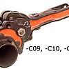Цепной ключ PETOL для буровых труб -C09, -C10, -С12, -С18